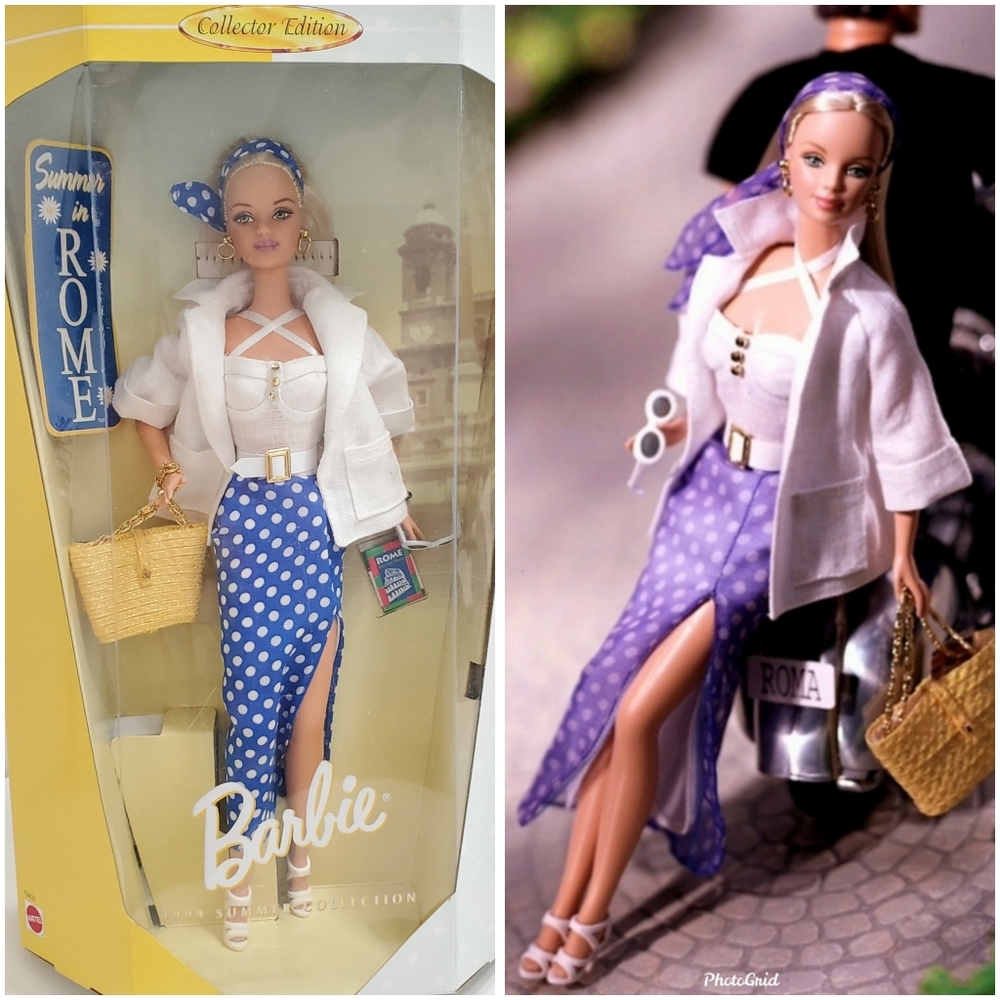 Barbie Summer in Rome Vintage 1998 Collectible/ 1999 Summer Collection
